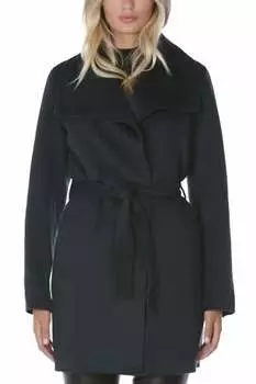Шерстяное пальто Ella Wrap Jacket Верхняя одежда в цвете Teal Elie Tahari