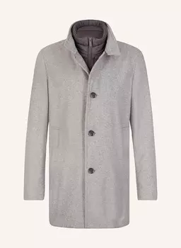Шерстяное пальто finlay 2.0 со съемной панелью Strellson, серый