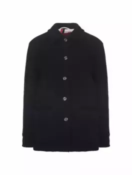 Шерстяное пальто Gucci, тёмно-синий