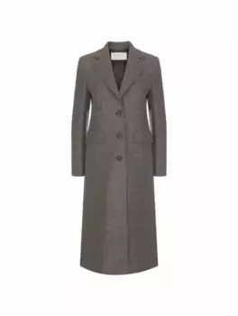 Шерстяное пальто Harris Wharf London, серый