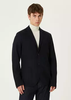 Шерстяное пальто Harris Wharf London, синий