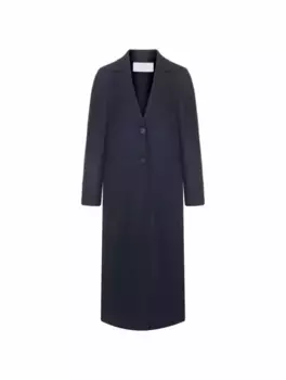 Шерстяное пальто Harris Wharf London, тёмно-синий