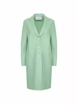 Шерстяное пальто Harris Wharf London, зелёный