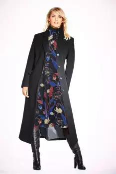 Шерстяное пальто Heine, черный