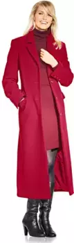 Шерстяное пальто Heine, красный