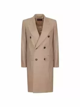 Шерстяное пальто Herwin Loro Piana, коричневый