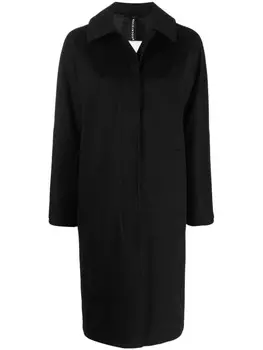 Шерстяное пальто Jean Storm System Mackintosh, черный