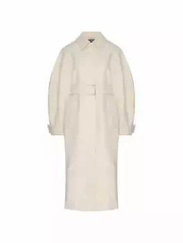Шерстяное пальто Le Manteau Bari Jacquemus, белый