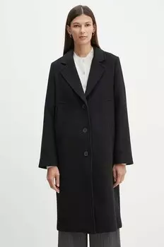 Шерстяное пальто Marc O'Polo, черный