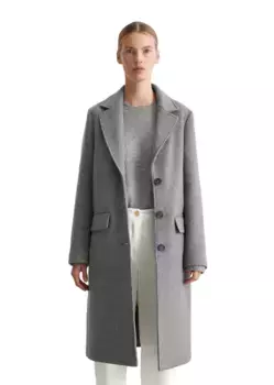 Шерстяное пальто Marc O'Polo "из смесовой шерсти", серый