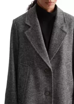 Шерстяное пальто Marc O'Polo "из смесовой шерсти", черный