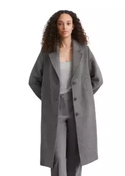 Шерстяное пальто Marc O'Polo, "изготовленное из смеси переработанной шерсти", серый