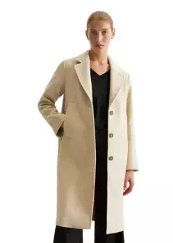 Шерстяное пальто Marc O'Polo, "изготовленное из смеси переработанной шерсти", коричневый