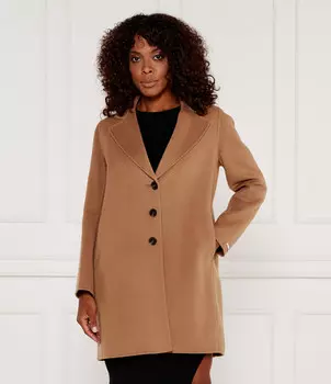 Шерстяное пальто Marella WON, кэмел