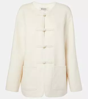 Шерстяное пальто Marie Rhe, белый