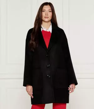 Шерстяное пальто Max&Co., черный