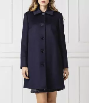 Шерстяное пальто MAX&Co. jet, темно-синий