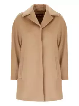 Шерстяное пальто MAX MARA, коричневый