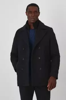Шерстяное пальто Medicine, черный