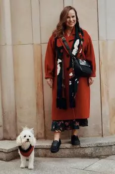 Шерстяное пальто Medicine, красный