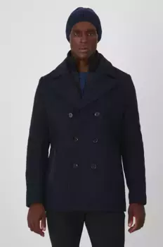 Шерстяное пальто Medicine, темно-синий