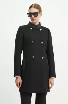 Шерстяное пальто Morgan GSUZI, черный