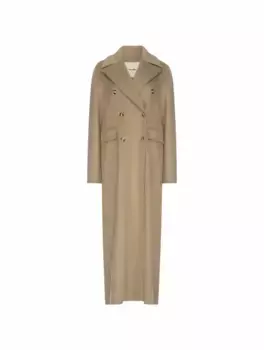 Шерстяное пальто Nanushka, зелёный