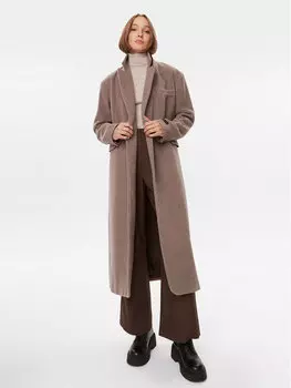 Шерстяное пальто обычного кроя Herskind, бежевый