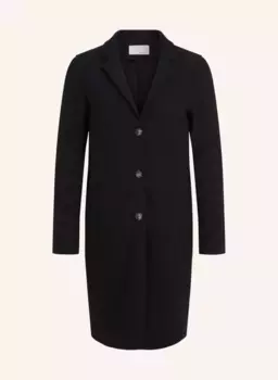 Шерстяное пальто Oui, черный