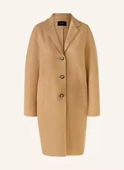 Шерстяное пальто oui, кэмел