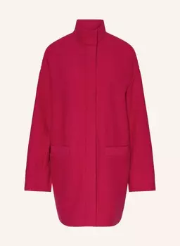 Шерстяное пальто Oui, розовый