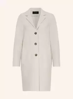 Шерстяное пальто Oui, серый