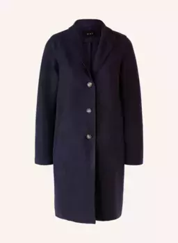 Шерстяное пальто Oui, синий