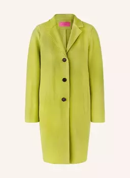 Шерстяное пальто oui, светло-зеленый