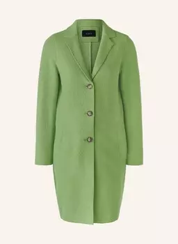 Шерстяное пальто oui, зеленый