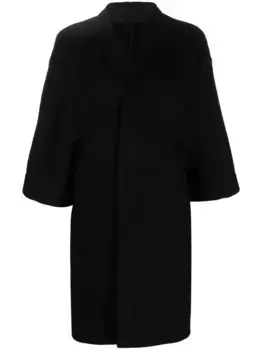 Шерстяное пальто Rick Owens, черный