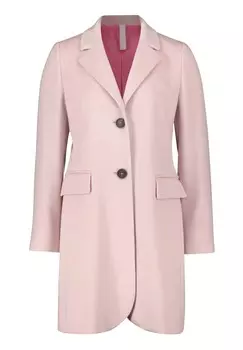 Шерстяное пальто с воротником с лацканами Betty Barclay, серый