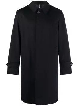 Шерстяное пальто Soho на пуговицах Mackintosh, синий