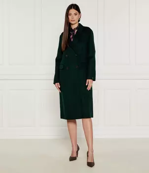 Шерстяное пальто Tommy Hilfiger, цвет verde bottiglia