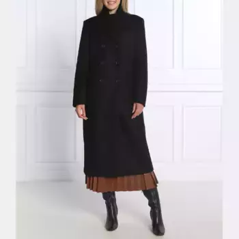 Шерстяное пальто Trussardi, черный