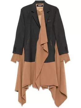 Шерстяное пальто Undercover, серый