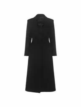 Шерстяное пальто Valentino Garavani, черный