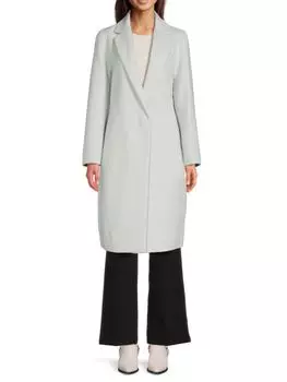 Шерстяное пальто Vince, цвет Mint Glass