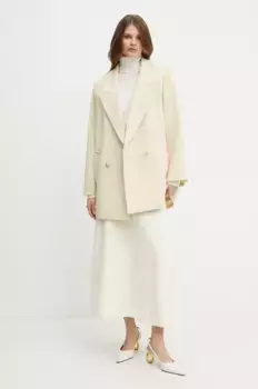 Шерстяное плащ Ivy Oak, бежевый