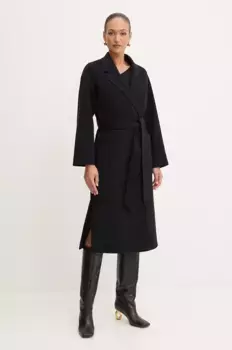 Шерстяное плащ Ivy Oak, черный