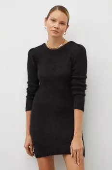 Шерстяное платье BA&SH, черный