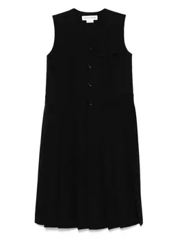 Шерстяное платье Comme Des Garons Girl, черный