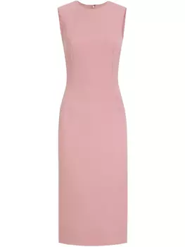 Шерстяное платье Dolce & Gabbana, розовый