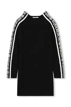 Шерстяное платье Marc Jacobs для детей, черный