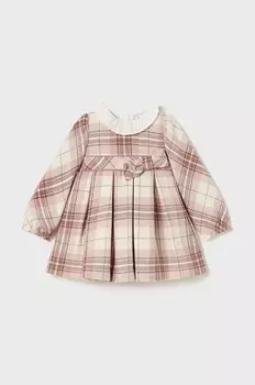 Шерстяное платье Mayoral для детей, розовый